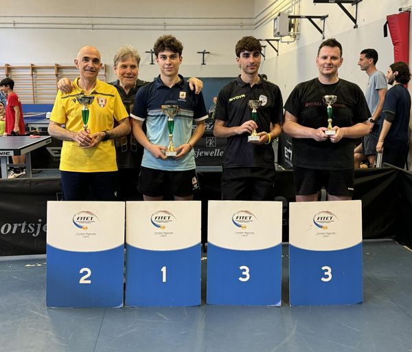 RISULTATI ASD ROMA PING PONG AI CAMPIONATI REGIONALI DI TENNISTAVOLO A CIAMPINO